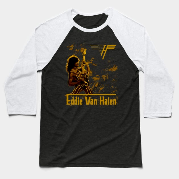 Eddie Van Halen Baseball T-Shirt by Nana On Here